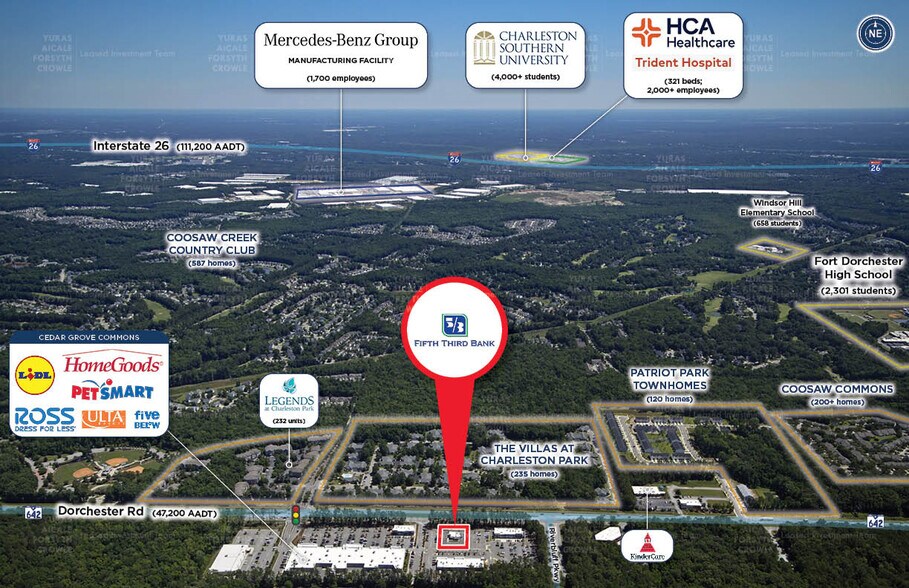 More Photos Of 8807 Dorchester Rd, North Charleston Bank For Sale