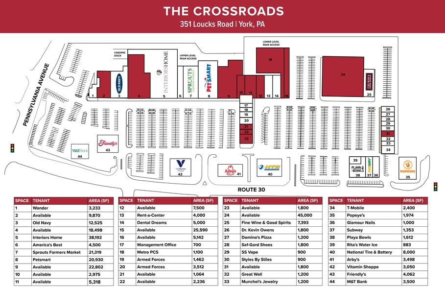 More Photos Of 351-425 Loucks Rd, York Unknown For Lease