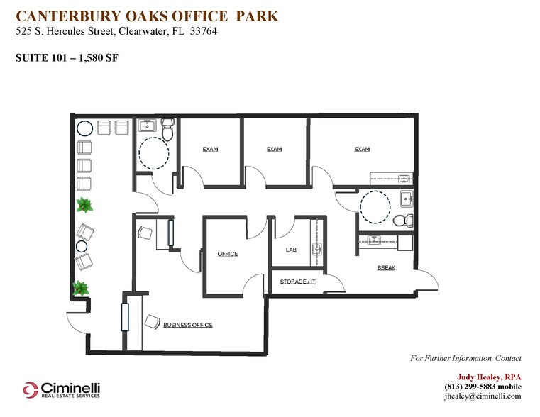 More Photos Of 525 S Hercules Ave, Clearwater Medical For Sale