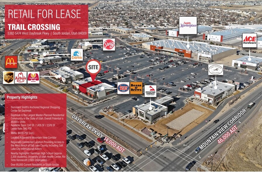 Primary Photo Of 5398 W Daybreak Pky, South Jordan General Retail For Lease