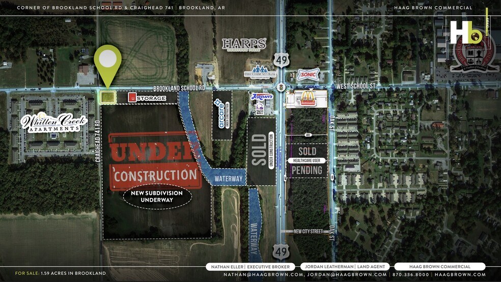 More Photos Of Brookland School Rd. w @ Craighead 741 Rd., Brookland Land For Sale