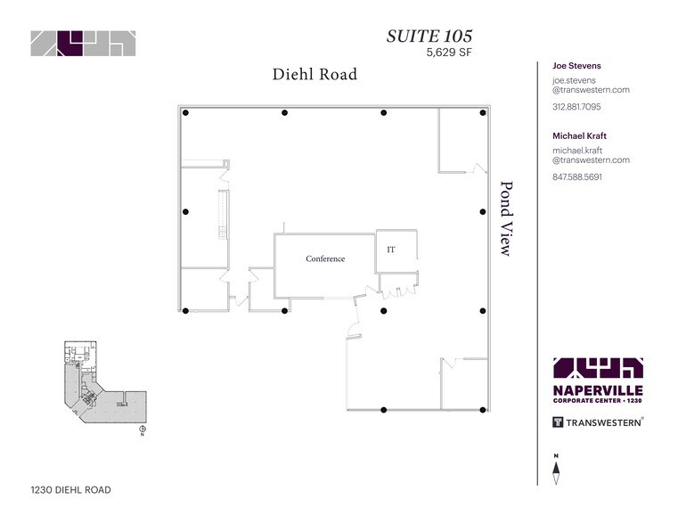 More Photos Of 1230 E Diehl Rd, Naperville Unknown For Lease