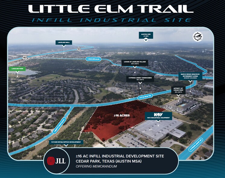 Primary Photo Of 0000 0000 Little Elm Trail Trl, Cedar Park Land For Sale