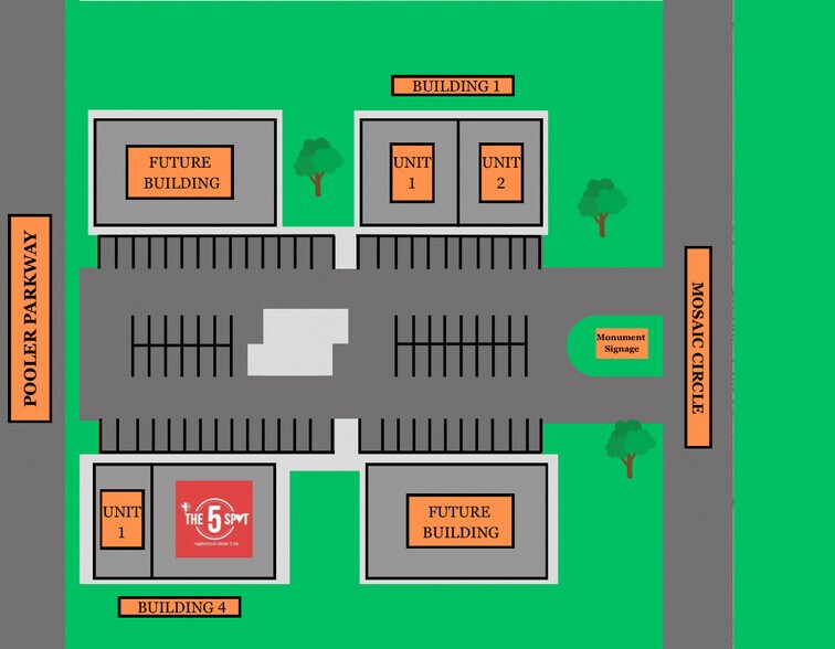 More Photos Of Pooler Parkway and Mosaic Circle, Pooler Storefront Retail Office For Lease