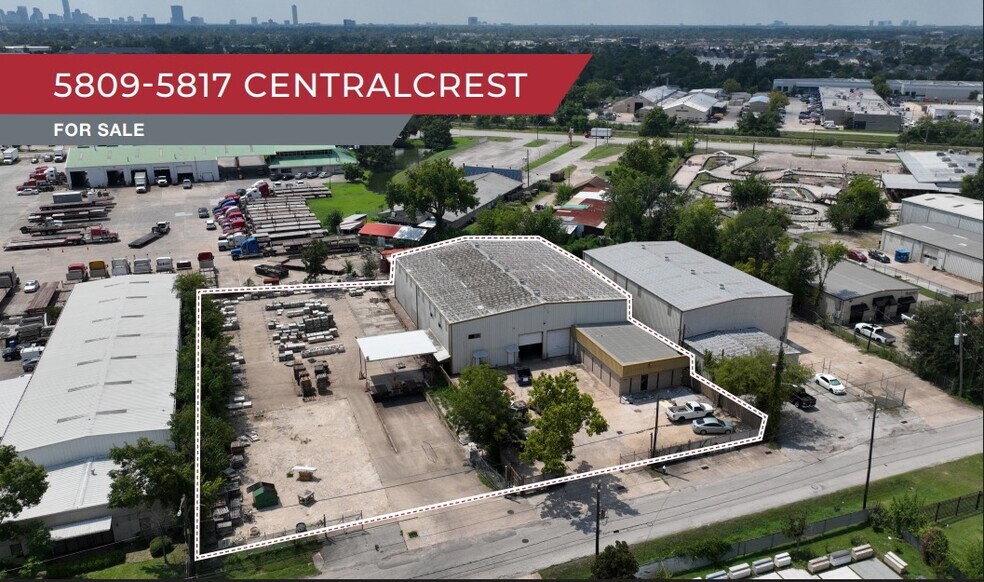 Primary Photo Of 5809-5817 Centralcrest St, Houston Warehouse For Sale