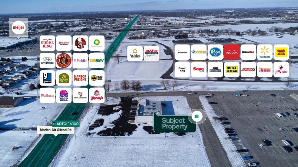 More Photos Of 2350 Marion Mount Gilead Rd, Marion Storefront For Sale