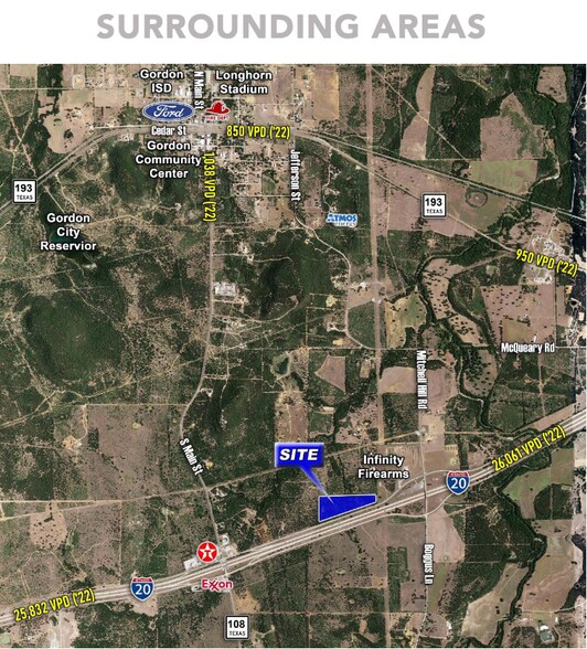 More Photos Of IH-20 West, Gordon Land For Sale