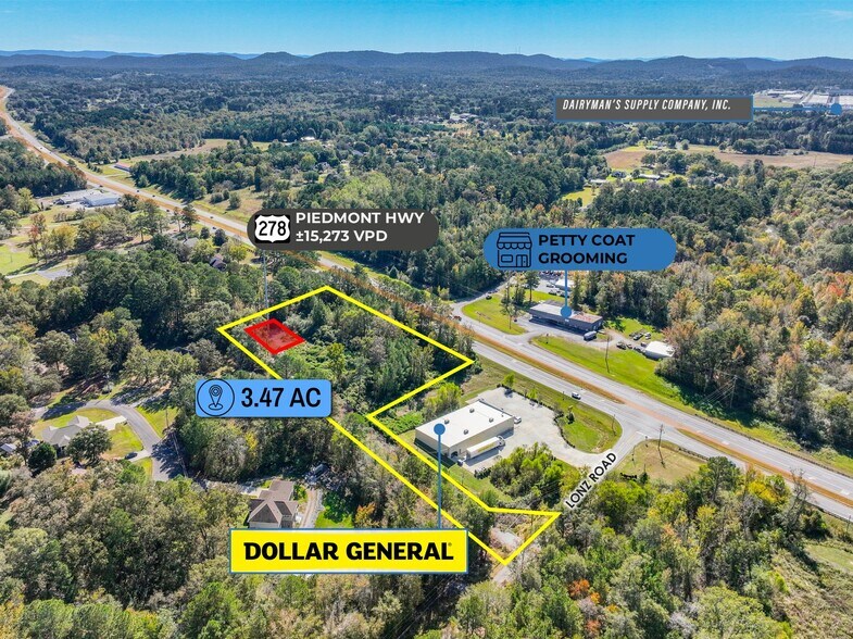More Photos Of 1-1 Auction 347 Acre Parcel 15K VPD, 1510 Alabama Ave, Gadsden Land For Sale