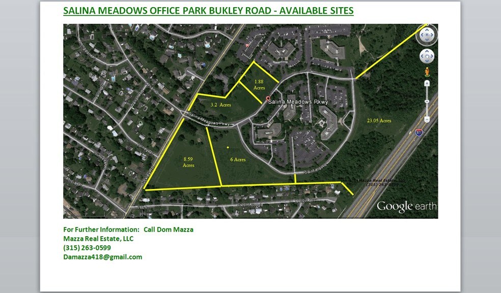 Primary Photo Of Salina Meadows Pky @ Plainfield Road, North Syracuse Land For Sale