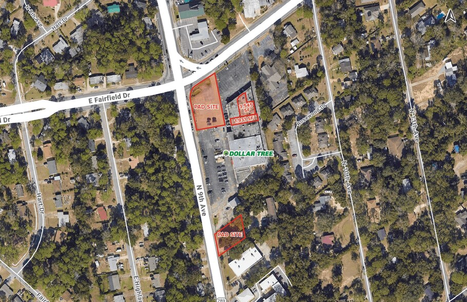 More Photos Of 901-909 E Fairfield Ave, Pensacola Unknown For Lease