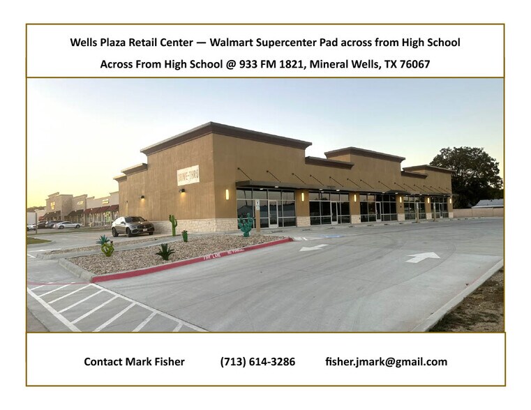 More Photos Of 933 N FM 1821 Rd, Mineral Wells Storefront Retail Office For Lease