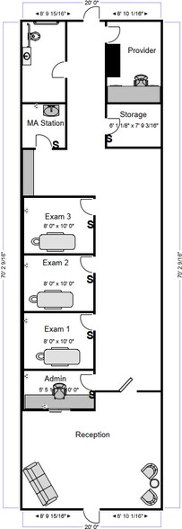 More Photos Of 329 White St, Norman Storefront For Lease