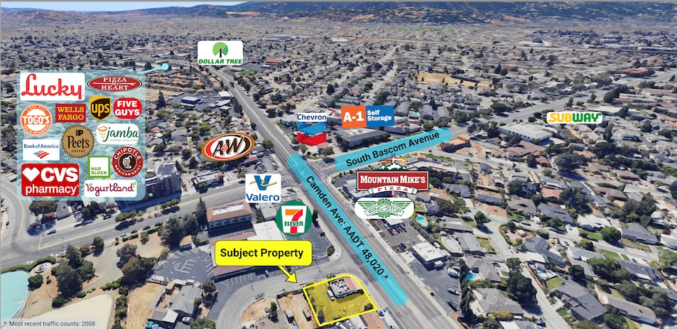 More Photos Of 1546 Camden Ave, Campbell Fast Food For Lease