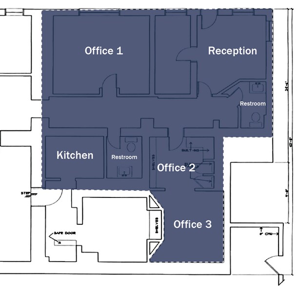 More Photos Of 110-112 S Bois D'arc St, Forney Storefront Retail Office For Sale