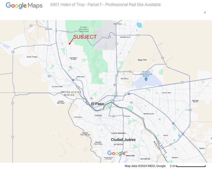 More Photos Of 6901 Helen of Troy, El Paso Land For Sale