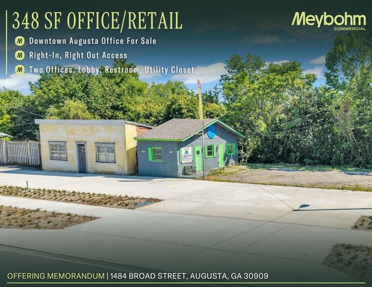 Primary Photo Of 1484 Broad St, Augusta Freestanding For Sale