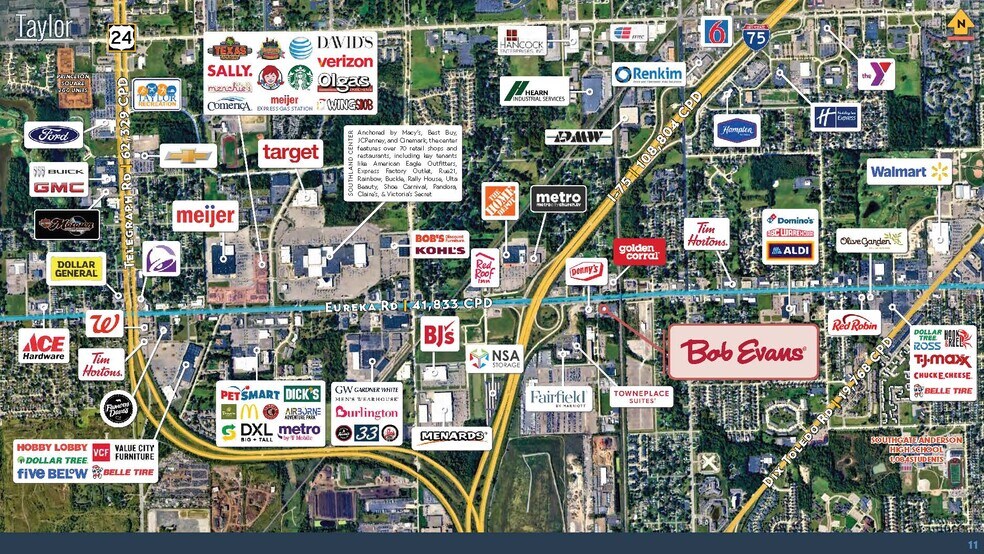 More Photos Of 20465 Eureka Rd, Taylor Restaurant For Sale