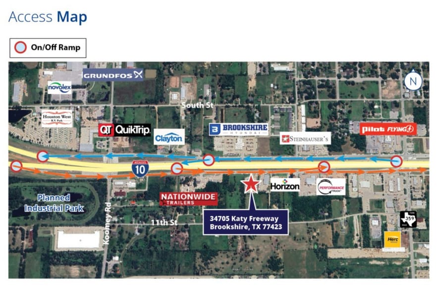 More Photos Of 34705 Katy Fwy, Brookshire Warehouse For Lease