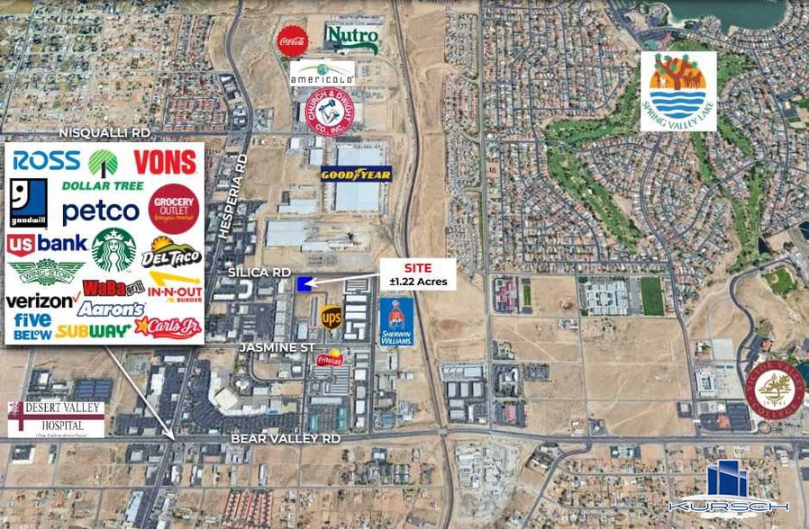 More Photos Of Silica Rd. @ Business center Dr., Victorville Land For Sale