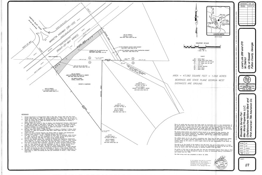 More Photos Of 830 Marietta Hwy, Roswell Land For Sale