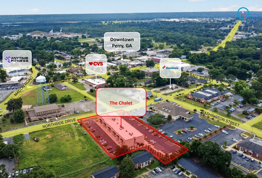 More Photos Of 1013 Northside Dr, Perry Storefront Retail Residential For Sale