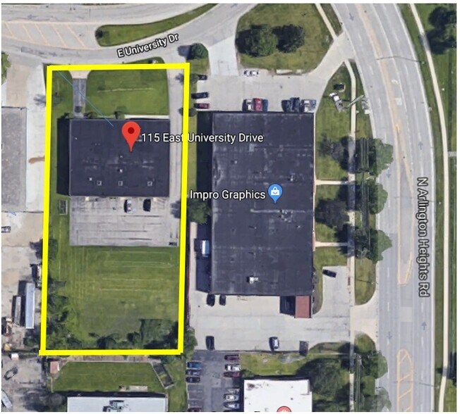More Photos Of 115 E University Dr, Arlington Heights Warehouse For Sale