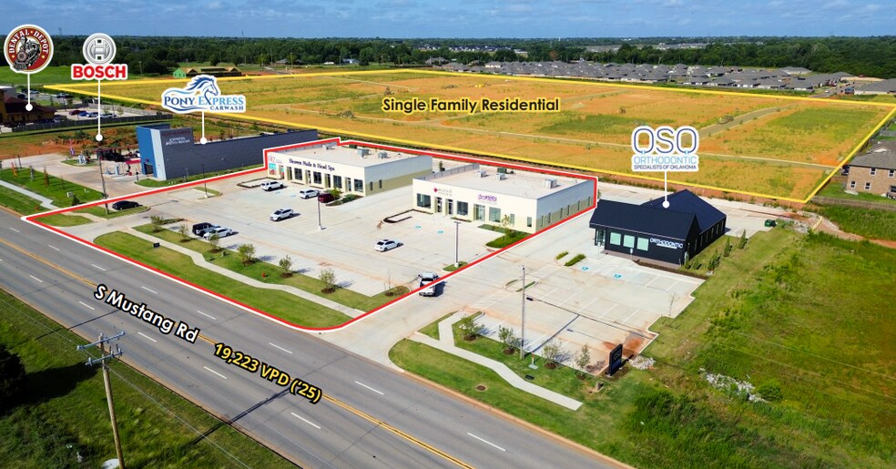 More Photos Of 2725-2801 S Mustang Rd, Yukon Storefront For Lease
