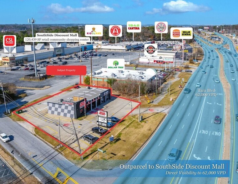 More Photos Of 6541 Tara Blvd, Jonesboro Auto Repair For Sale