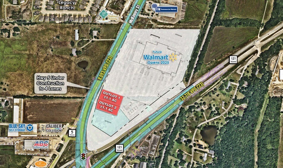More Photos Of NEC of SH-121, Melissa Land For Sale