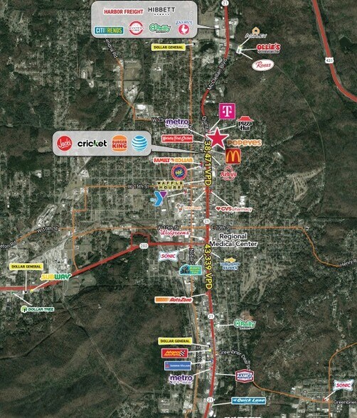 More Photos Of 2017 Quintard Ave, Anniston Medical For Lease