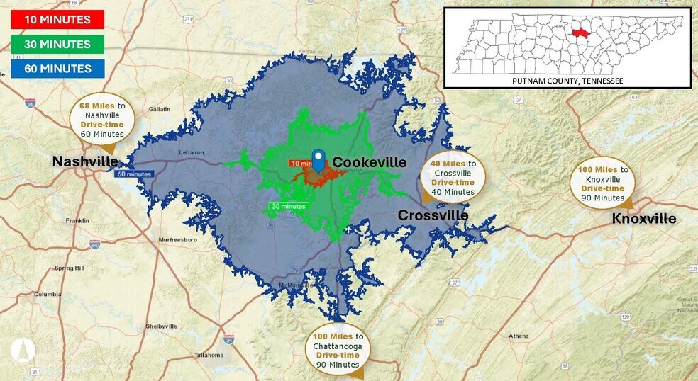 More Photos Of 3311 Highlands Park Blvd, Cookeville Industrial For Lease
