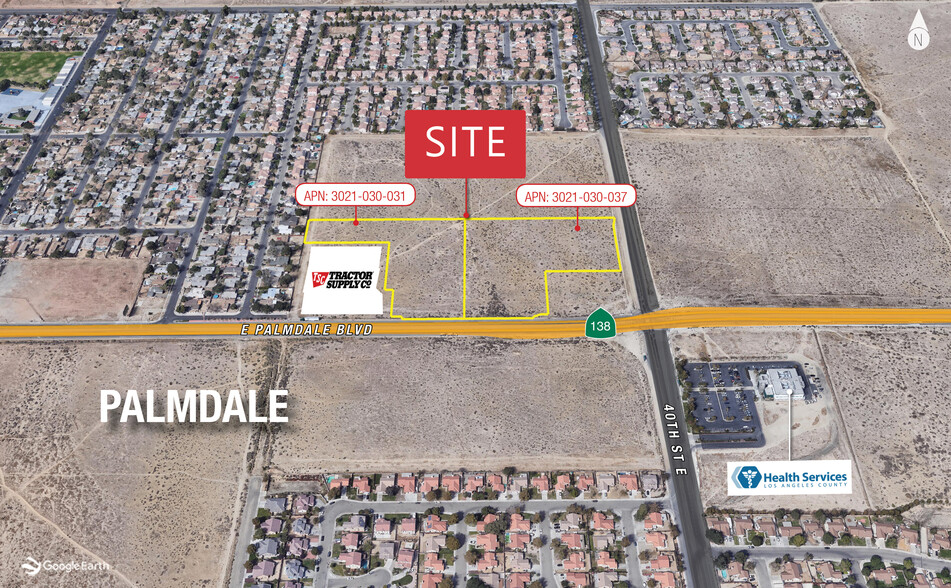 Primary Photo Of 3747 E Palmdale Blvd, Palmdale Land For Sale