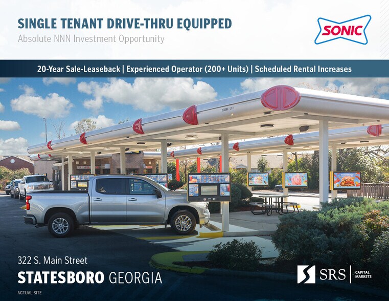 Primary Photo Of 322 S Main St, Statesboro Fast Food For Sale