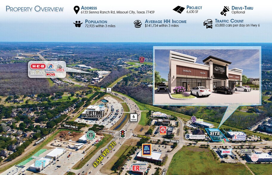 More Photos Of 6133 Sienna Ranch Rd, Missouri City General Retail For Sale