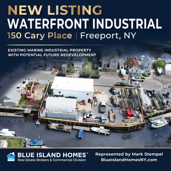 Primary Photo Of 150 Cary Pl, Freeport Warehouse For Sale