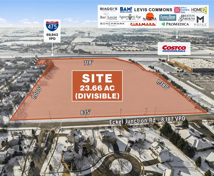 More Photos Of 12301 Eckel Junction Rd, Perrysburg Land For Lease