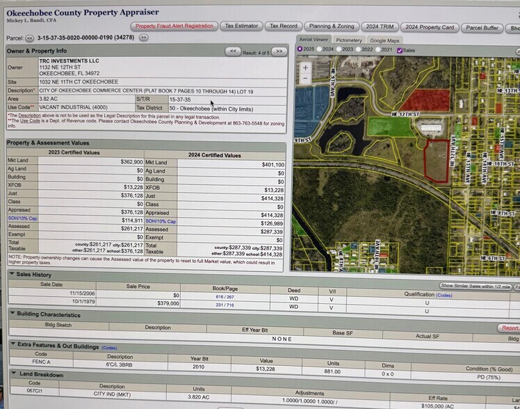 More Photos Of 1132 NE 12th St, Okeechobee Land For Sale