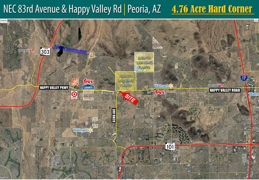 More Photos Of NEC 83rd Ave. & Happy Valley Rd, Peoria Land For Sale