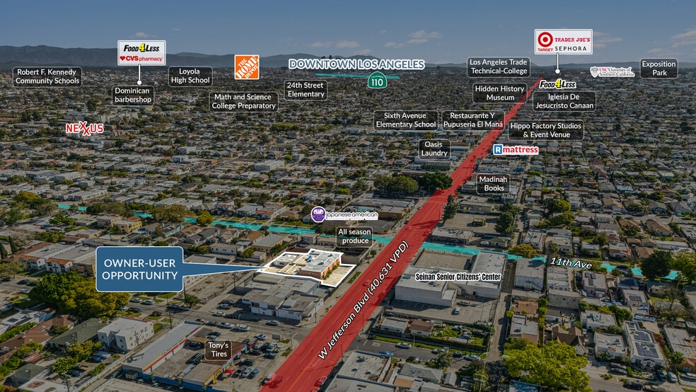 More Photos Of 3115 W Jefferson Blvd, Los Angeles Freestanding For Sale