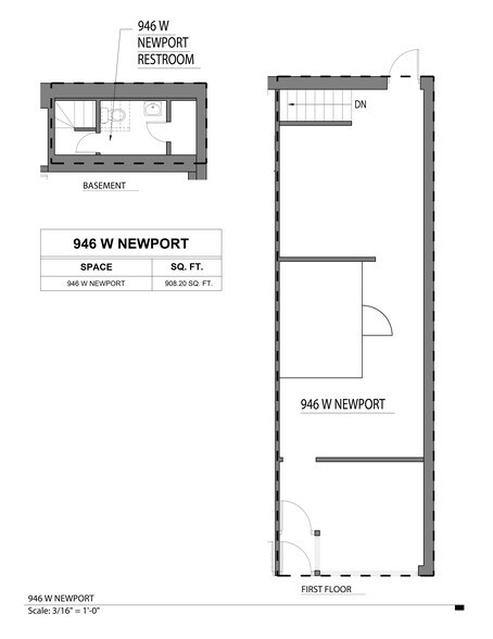 More Photos Of 3433-3439 N Sheffield Ave, Chicago Storefront Retail Residential For Lease
