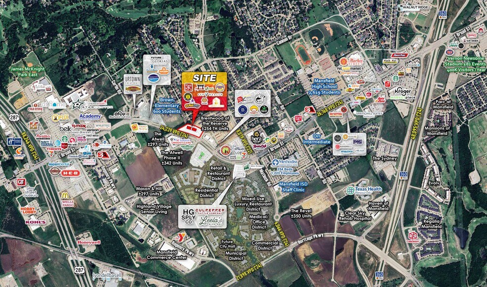 More Photos Of NWC of Broad St & Reserve Way, Mansfield Unknown For Lease