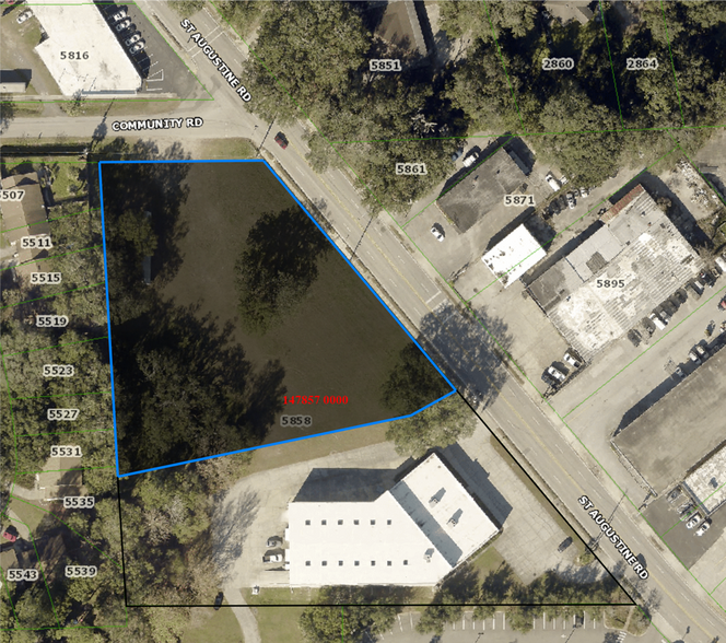 Primary Photo Of 5858 Saint Augustine Rd, Jacksonville Land For Lease