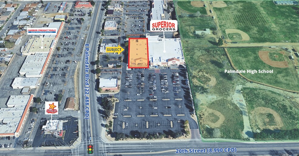 More Photos Of 38360 20th St, Palmdale Supermarket For Lease