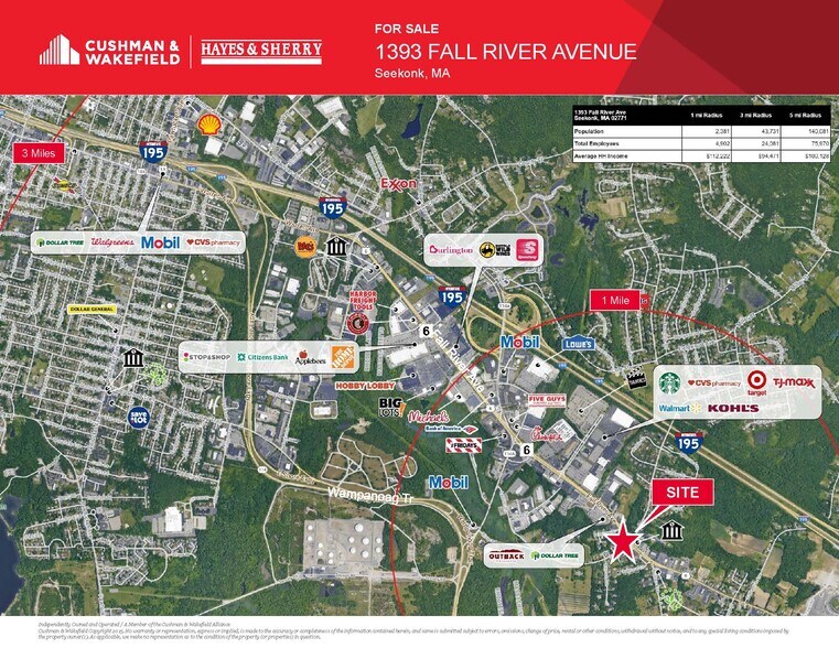 More Photos Of 1393 Fall River, Seekonk Land For Sale