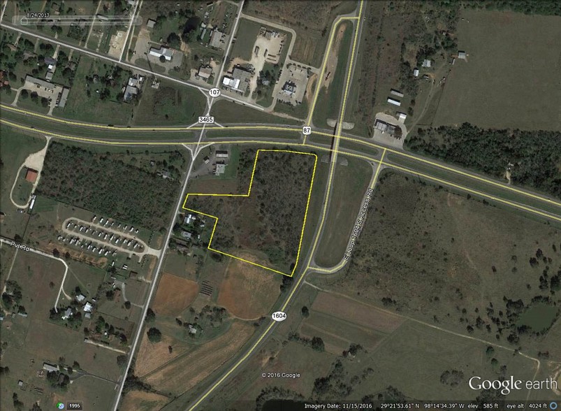 Primary Photo Of 12198 US Highway 87 East At Loop 1604, Adkins Land For Sale