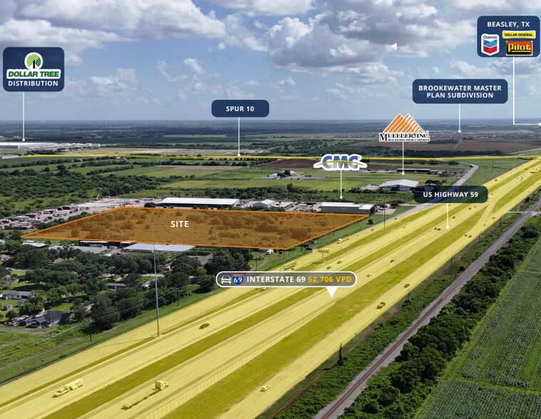 More Photos Of 3227 US Highway 59 S, Rosenberg Land For Sale