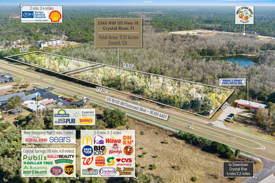 More Photos Of 2365 NW US Highway 19, Crystal River Land For Sale