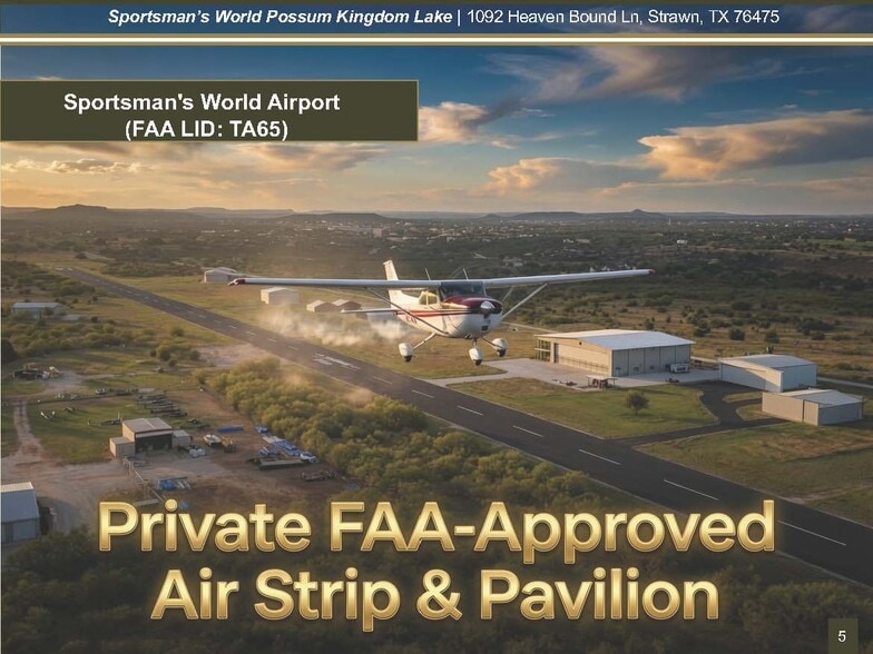 More Photos Of 1092 Heaven Bound Ln, Strawn Airplane Hangar For Sale
