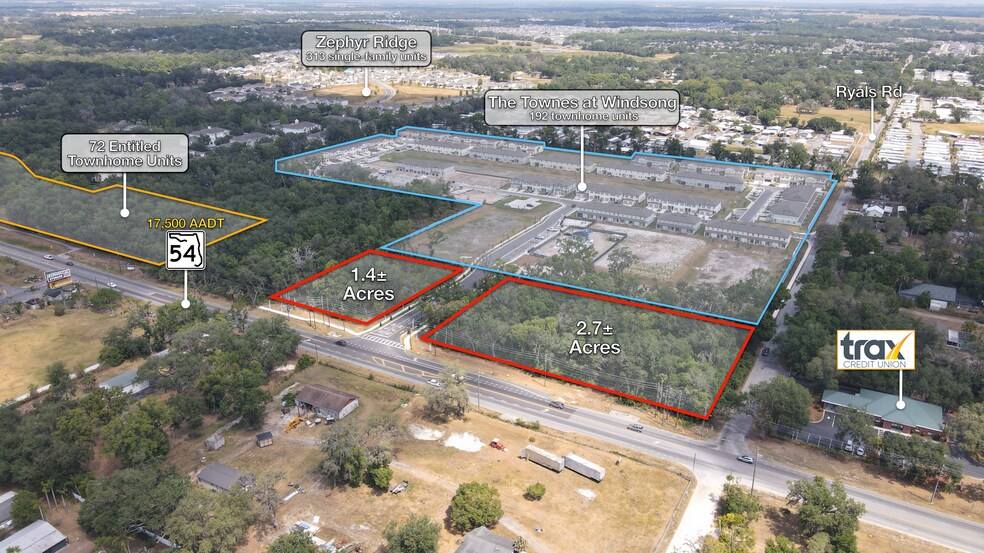 Primary Photo Of SR 54 & Nathan Pearl St., Zephyrhills Land For Sale