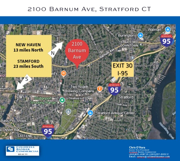 More Photos Of 2100 Barnum Ave, Bridgeport Freestanding For Lease